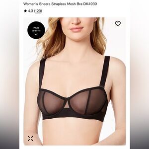 DKNY
Women's Sheers Strapless Mesh Bra DK4939